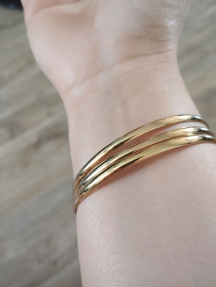 3 bracelets en acier inoxydable - photo numéro 4