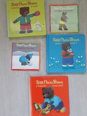 Lot livres Petit ours brun 