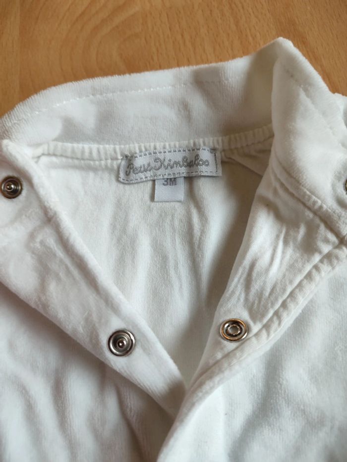 Veste blanche douce neuve Petit Kimbaloo en 3M - photo numéro 5