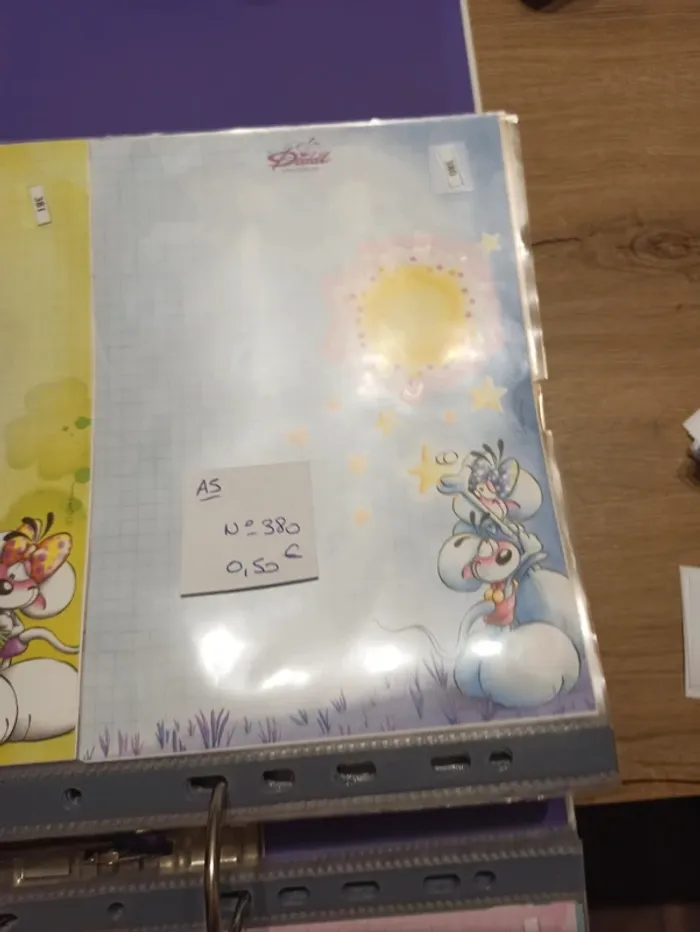 Feuille Diddl A5 380 0,50€
