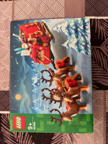 LEGO 40499 Le Traîneau du Père Noël – Neuf, Scellé – Idée Cadeau Noël