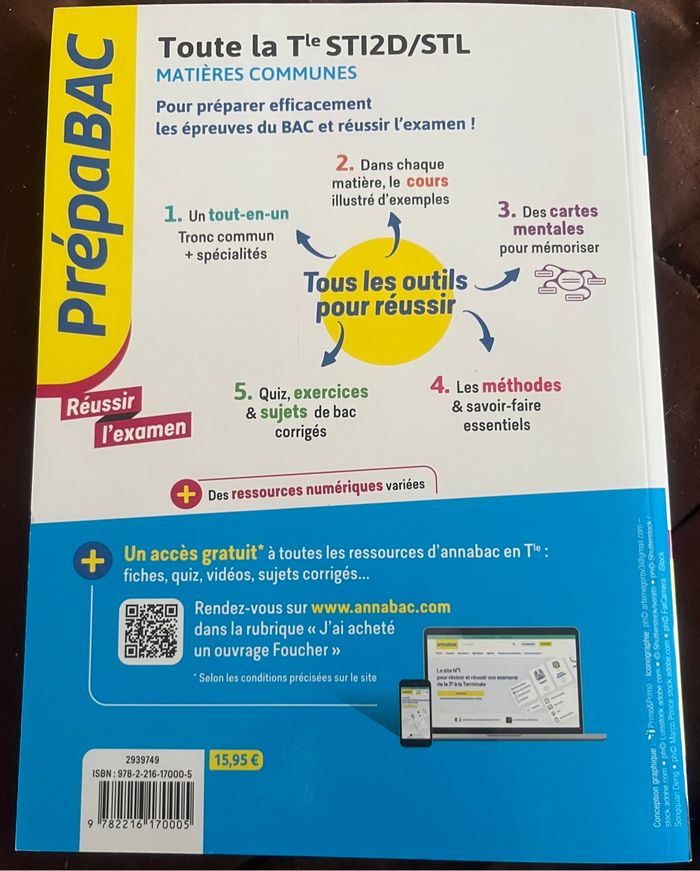 Prépa BAC  toute la terminale STI2D/STL matières communes - photo numéro 2