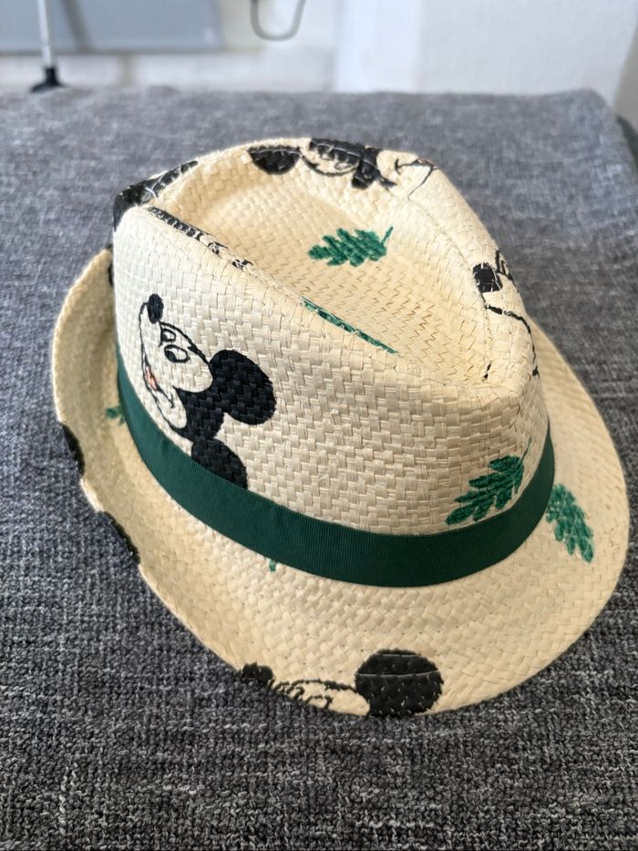 Chapeau paille Mickey