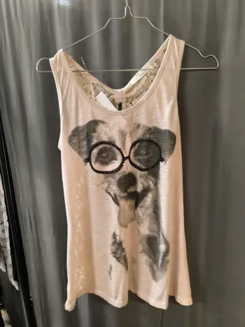 245479 débardeur beige femme TU