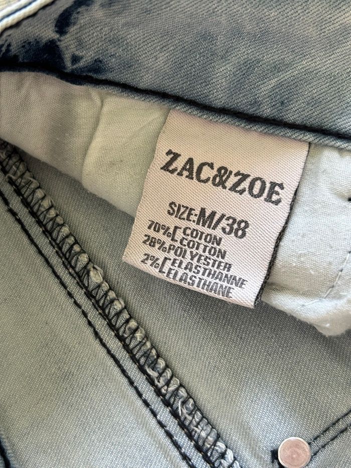 Jean bleu et bleu clair Zac & Zoé taille M bon état - photo numéro 10