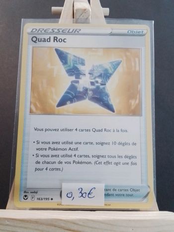 Carte Pokémon Quad Roc 163/195
