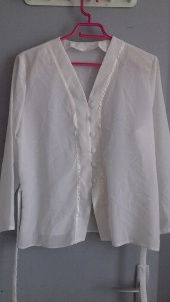 Chemisier blanc vintage