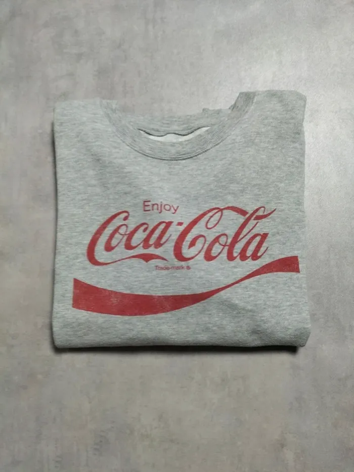 Sweat Coca-Cola gris – Taille L