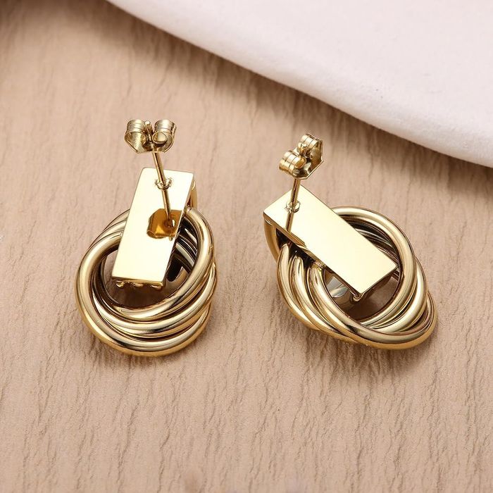 Boucles d’oreilles en acier inoxydable - photo numéro 2