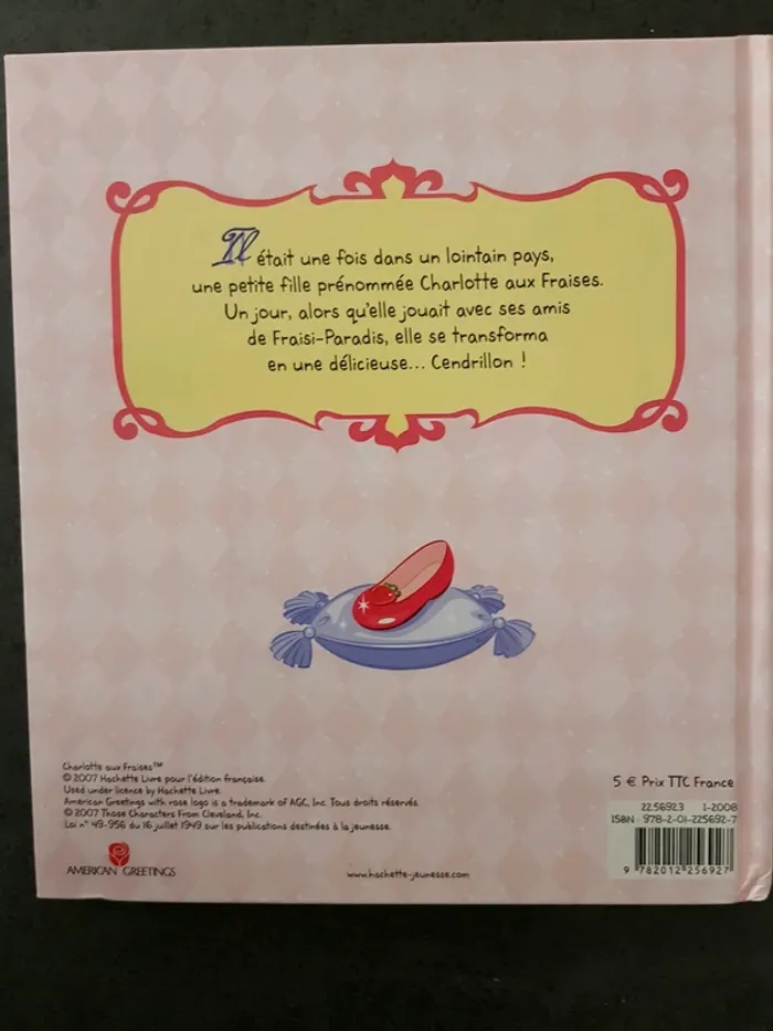 Livre Charlotte aux fraises Cendrillon - photo numéro 2