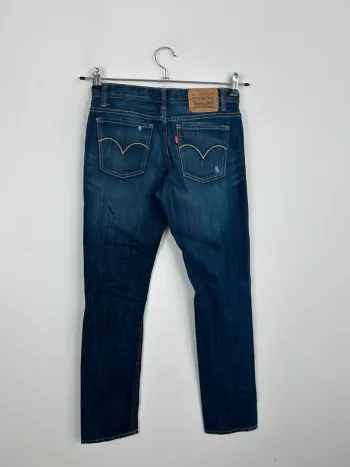 Jean Levi's Fille Bleu Marine | Boyfriend | Taille 14 Ans | Très Bon État SJ034
