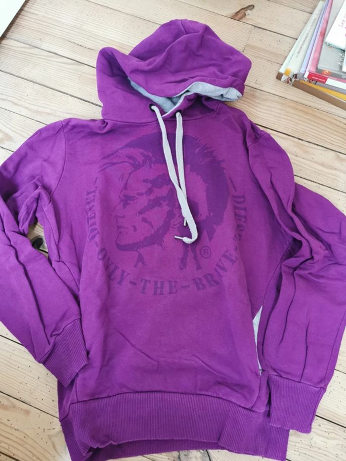 Sweat à capuche diesel taille s