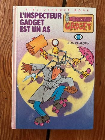 Livre roman ancien vintage L’inspecteur Gadget est un as Jean Chalopin poche