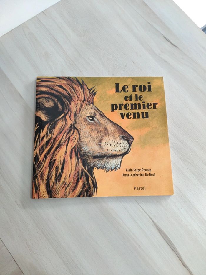 Livre album jeunesse Le roi et le premier venu Pastel Dzotap De Boel