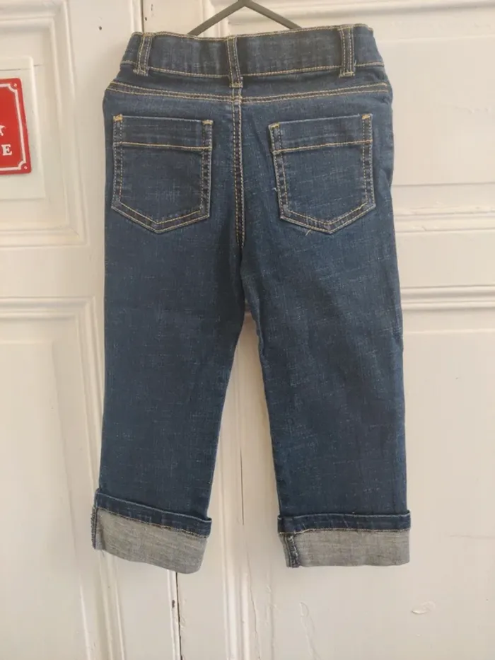 Jean ourlet 3 suisses ajustable a la taille taille 94 - photo numéro 3