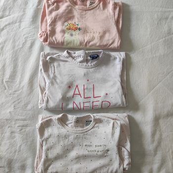Lot de 3 pyjamas bébé fille 6 mois Kiabi