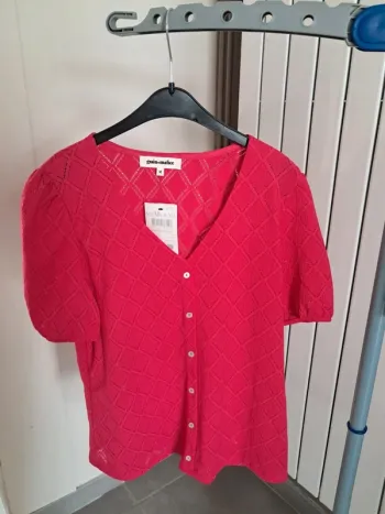 Blouse fuchsia neuve Grain de Malice