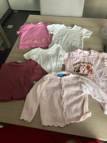 Lot de t-shirt 6mois
