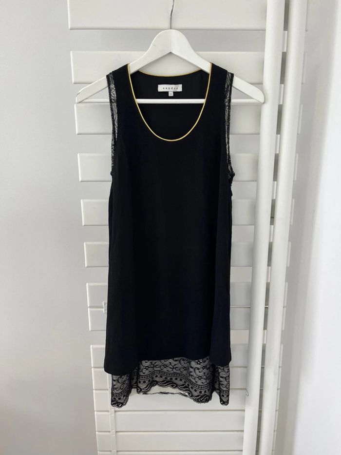 Robe col doré Sandro S comme neuve