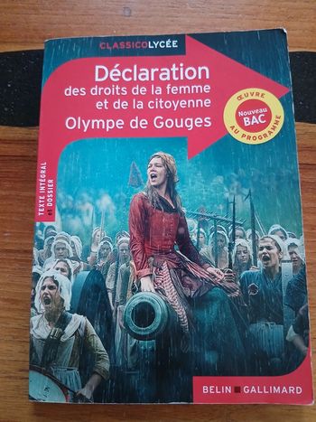 Déclaration des droits de la femme et de la citoyenne