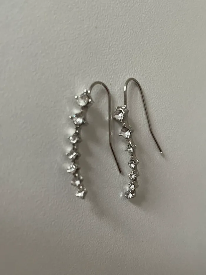 Boucle d’oreille fantaisie grimpante du groupe MaxMara sans logo sans étiquette .