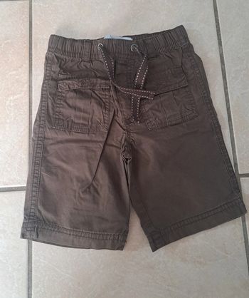 Bermuda taille élastique marron 23 mois 👦 Gemo en TBE