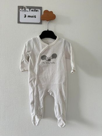 Pyjama / dors bien / grenouillère - taille 3 mois 🌼