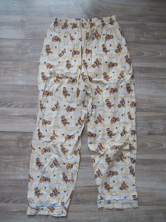 Pyjama flanelle jaune oursons Country Nuit 14 ans - photo numéro 5