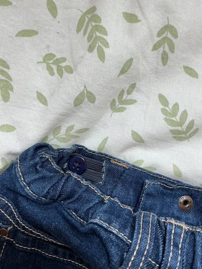 jean taille réglable bleu la redoute 9 mois - photo numéro 6