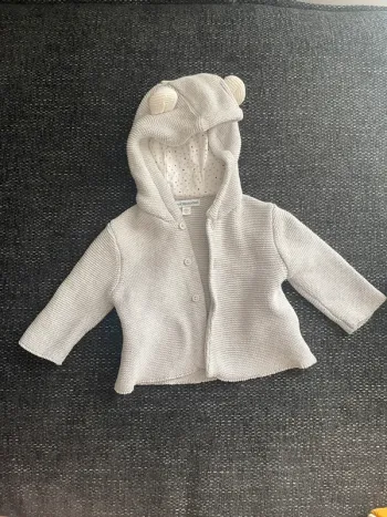 Manteau gris clair