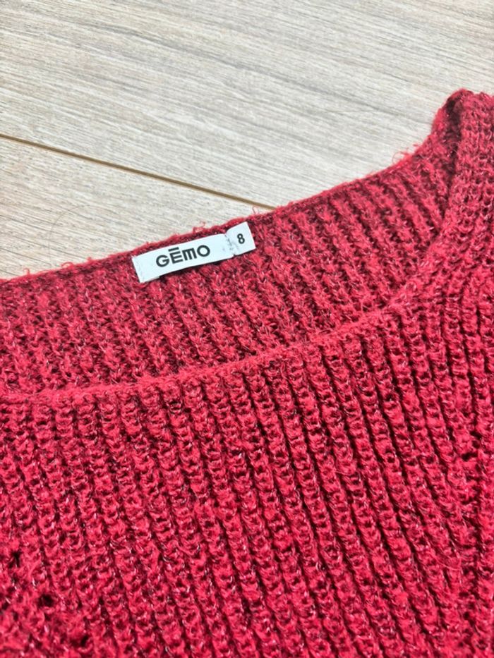 Pull rouge T8ans - photo numéro 3