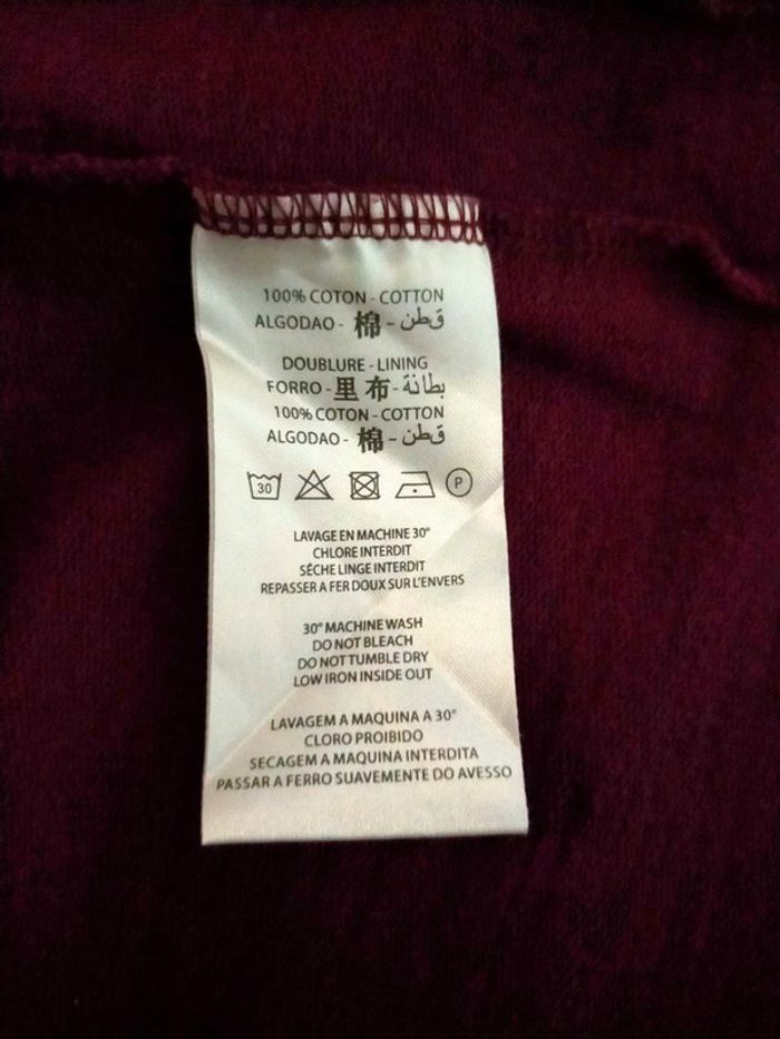Veste femme bordeaux – Le Temps des Cerises – Taille S/M - photo numéro 16