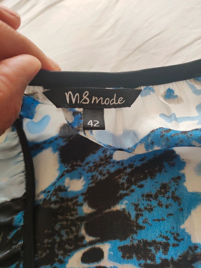 Jolie blouse motif papillon femme 42 M&Mode - photo numéro 2