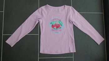 Joli tee-shirt manches longues fille 8 ans (128 cm)