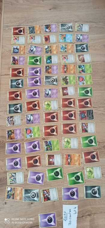 Lot de 70 cartes Pokémon 2010