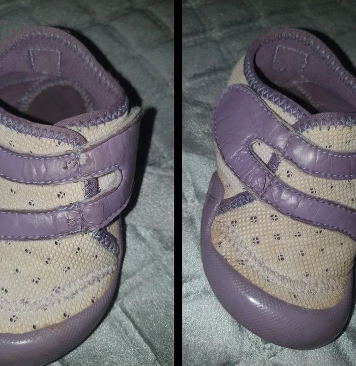 chaussons/basket mauve Decathlon T: 23/24 - photo numéro 2