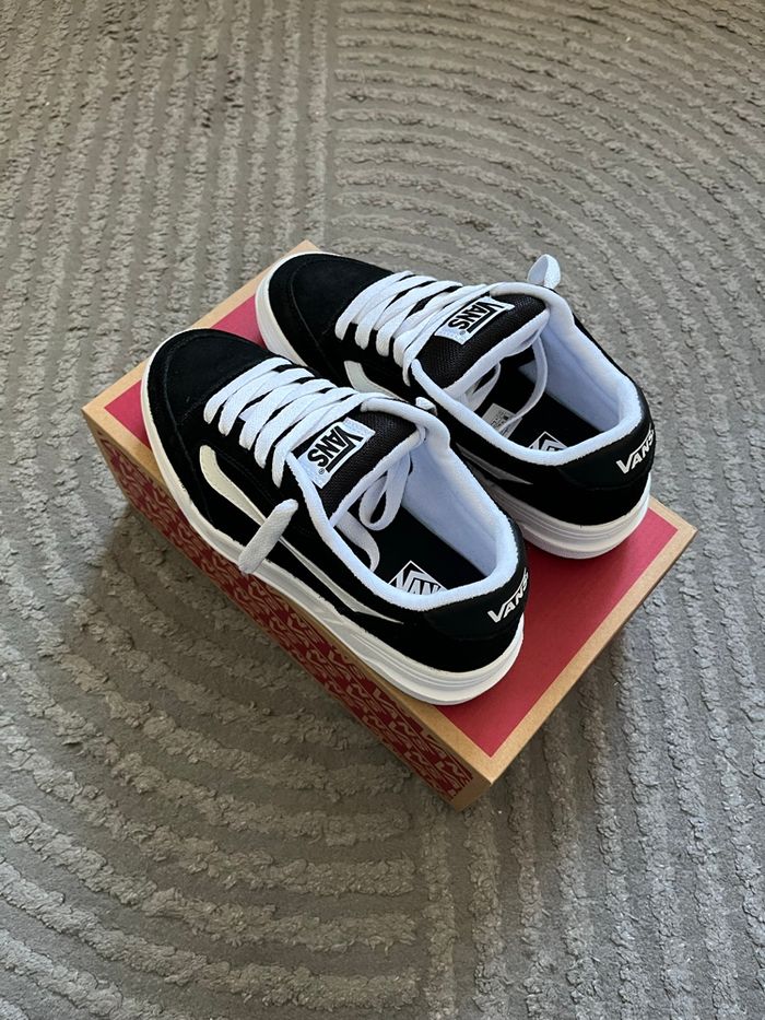 Vans Hylane Noir Cuir Suédé Taille 36 - photo numéro 4