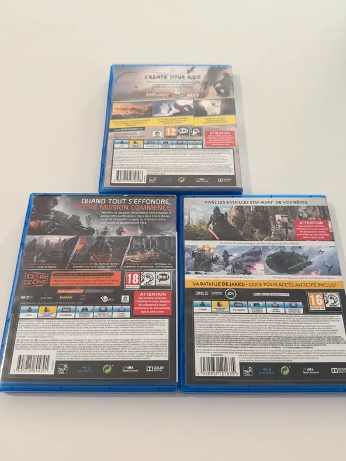 Lot The Division / Steep / Star Wars Battlefront - TBE - PS4 - photo numéro 2