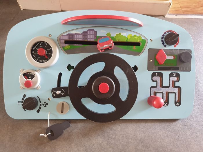 Tableau de bord voiture en bois - photo numéro 2