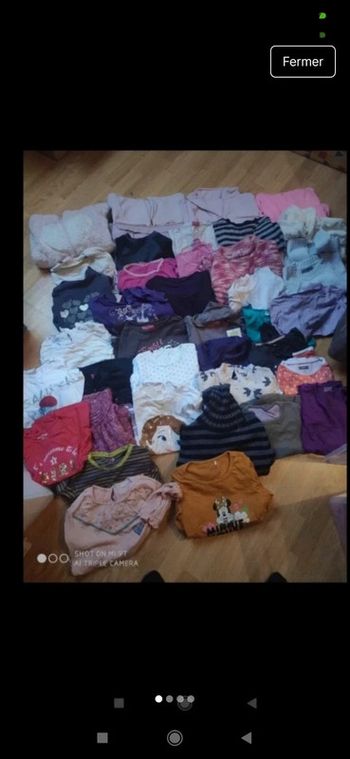 Lot tee-shirt pull gilet 8 ans rentrée automne