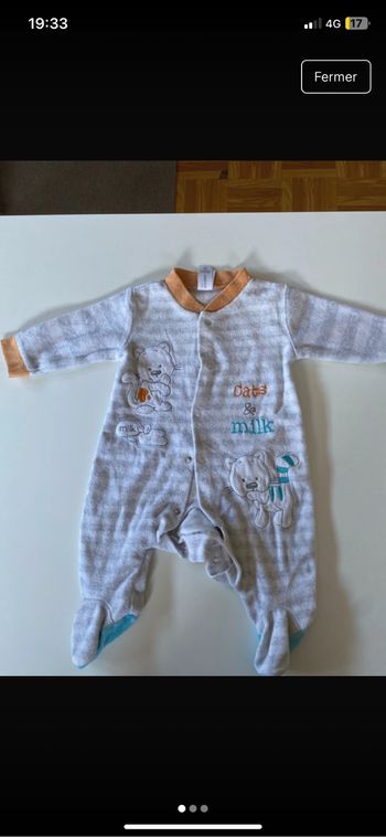 Pyjama bébé garçon 3 mois