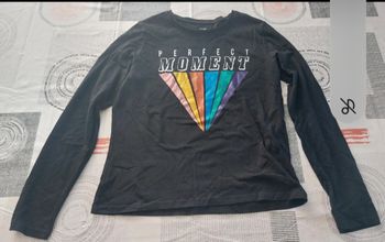Tee-shirt manches longues Noir