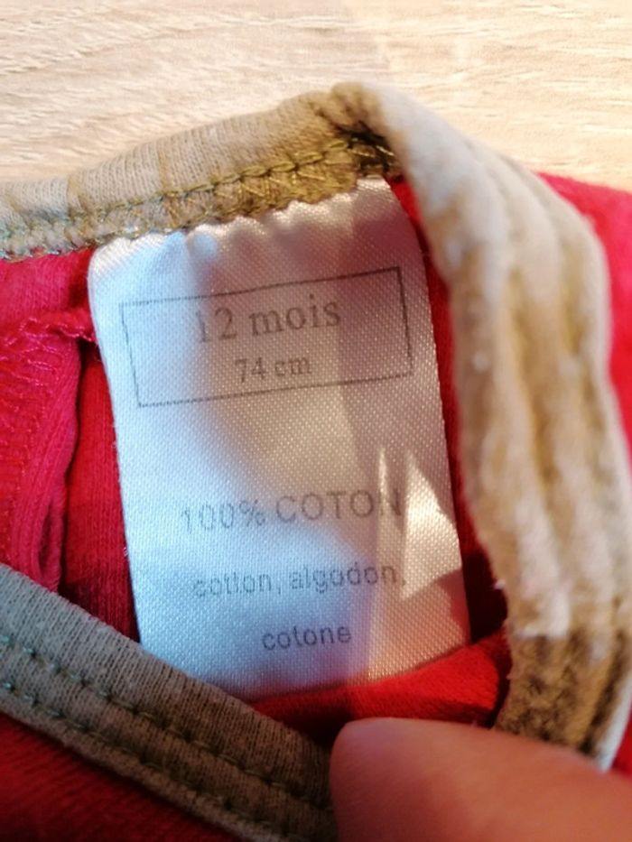 T-shirts courte manche 9mois 12mois - photo numéro 5