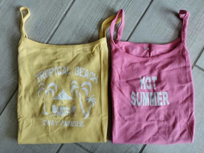 Lot 2 débardeurs