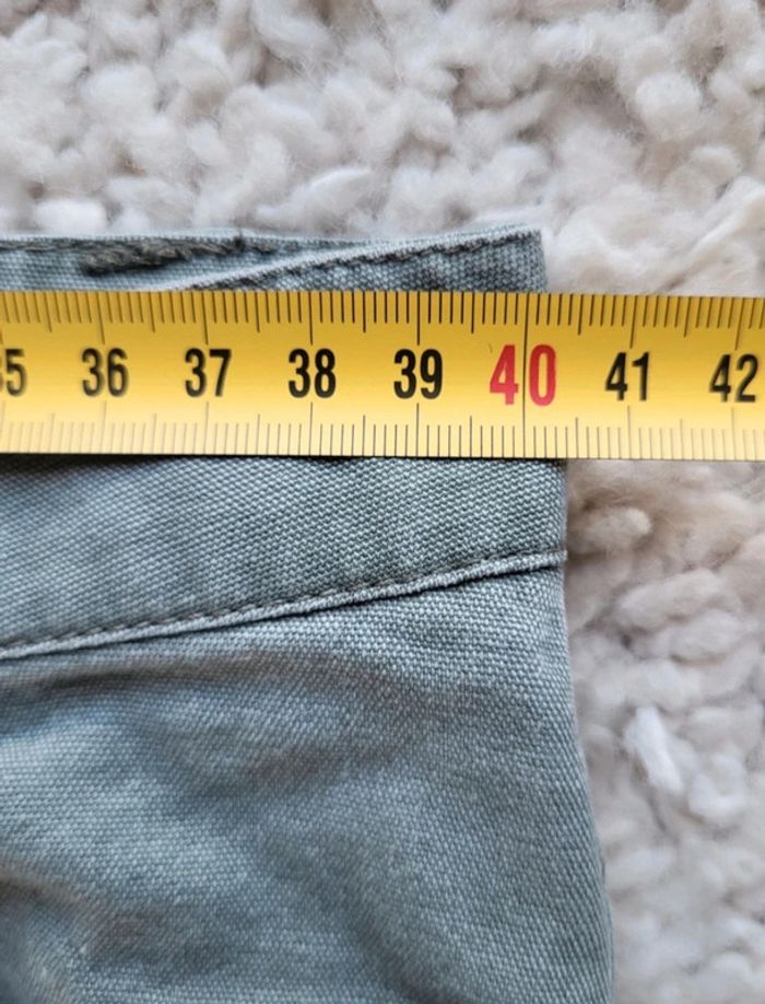 Pantacourt kaki avec détails Elite Taille 40 - photo numéro 15