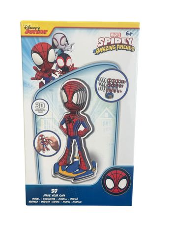 Silhouette 3D Disney Junior Marvel Spidey And his Amazing Friends Spiderman neuf