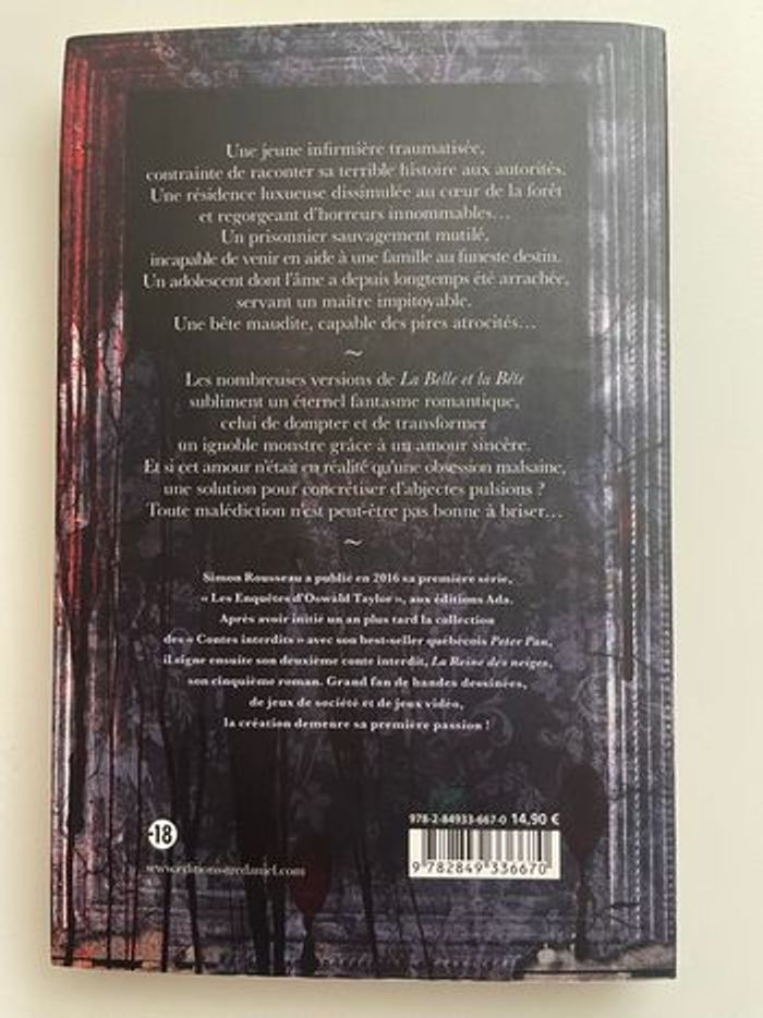 La belle et la bête. Les contes interdits - photo numéro 2