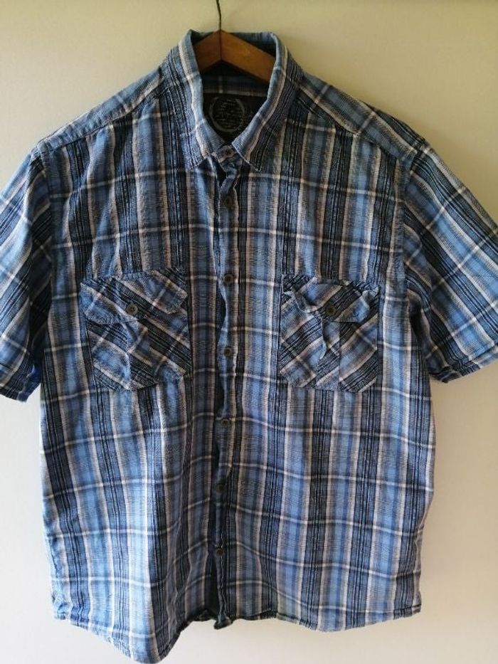 Chemise manches courtes homme taille XL