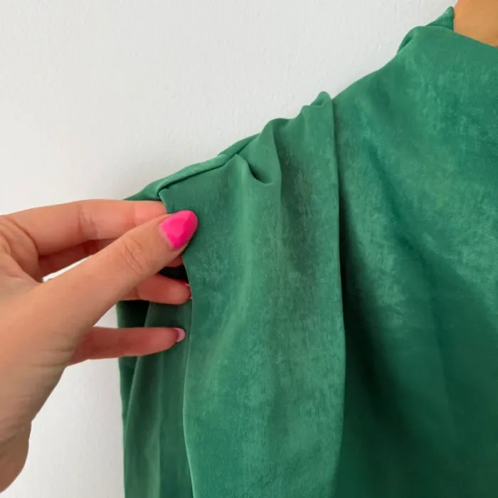 Chemise verte Zara - photo numéro 3