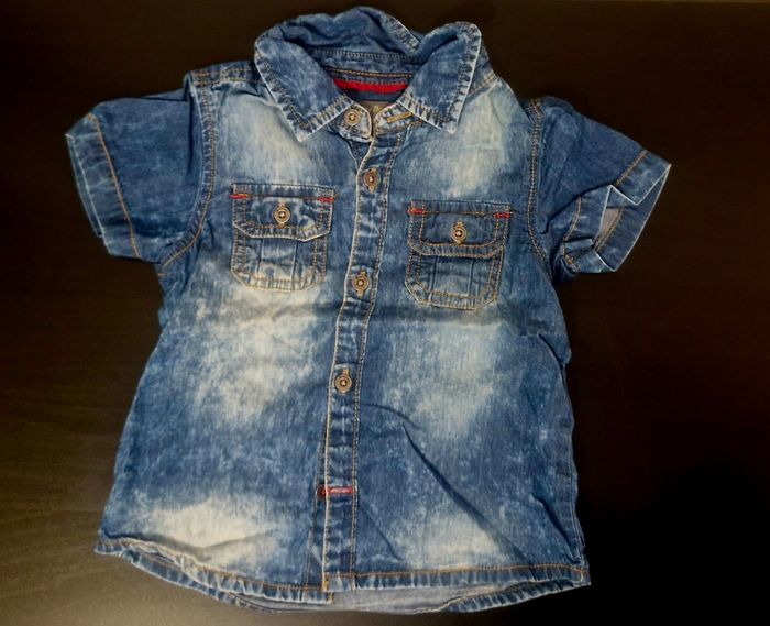 Chemise en jean manche courte - 12 mois - Orchestra